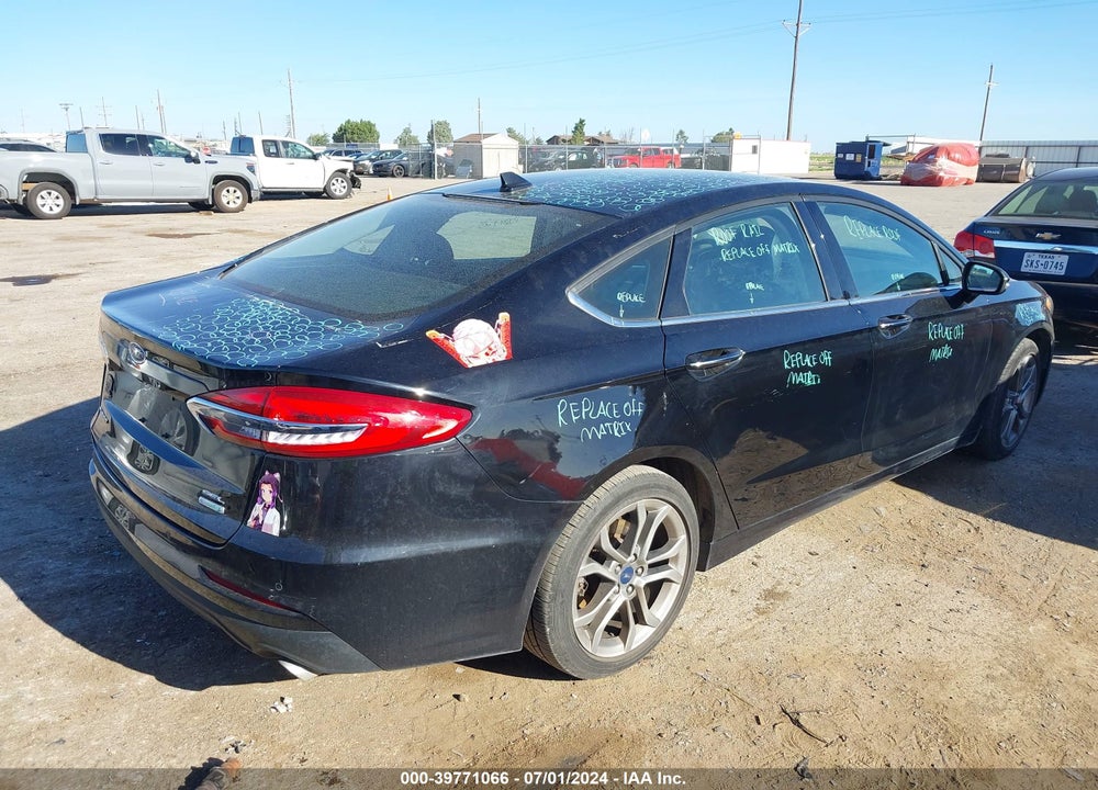2020 FORD FUSION SEL VIN: 3FA6P0CDXLR154553