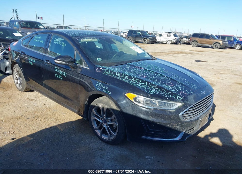 2020 FORD FUSION SEL VIN: 3FA6P0CDXLR154553