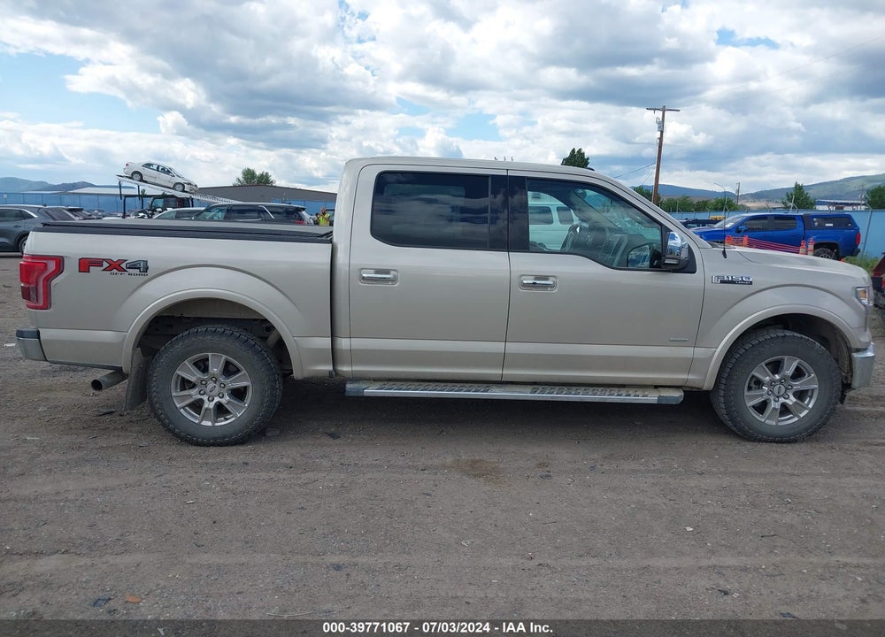 2017 FORD F-150 LARIAT VIN: 1FTEW1EG9HKC19653
