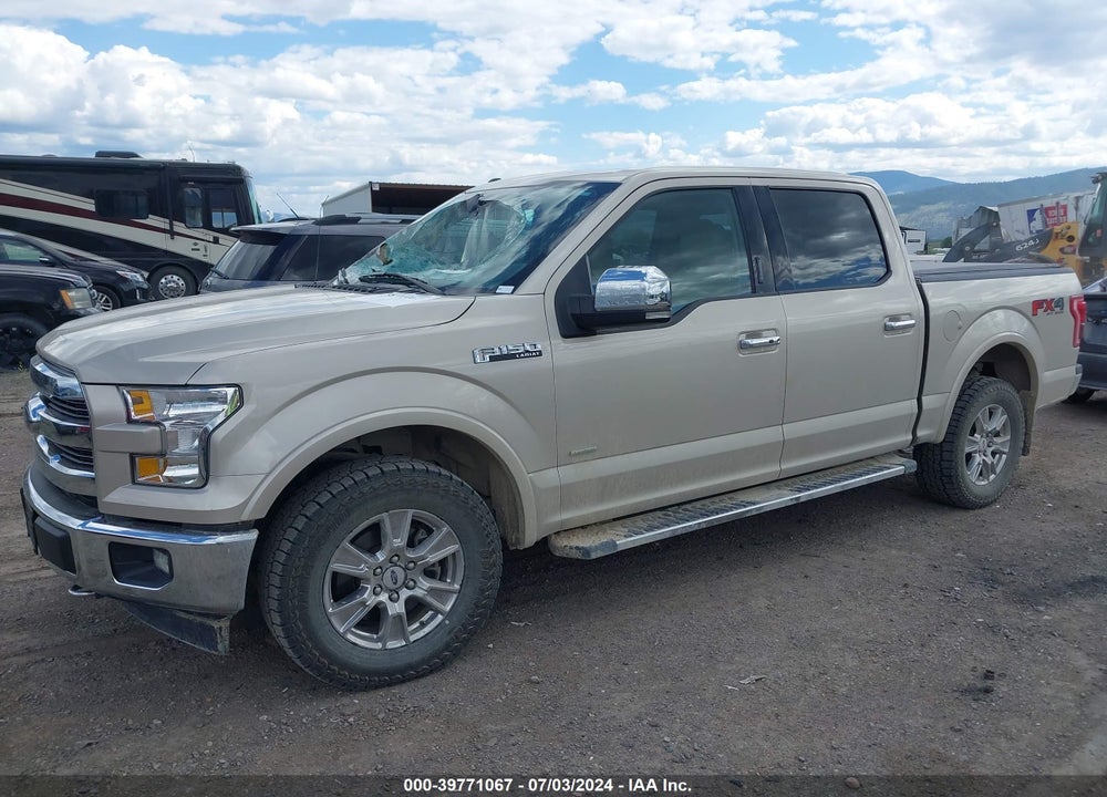2017 FORD F-150 LARIAT VIN: 1FTEW1EG9HKC19653