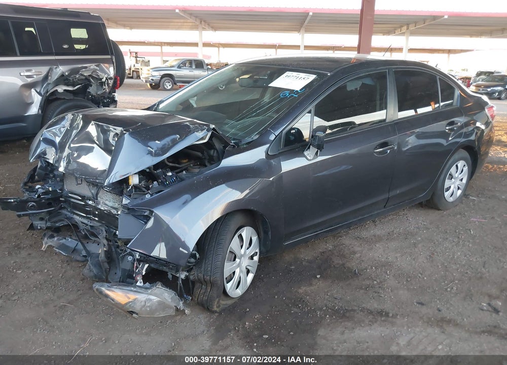 2016 SUBARU IMPREZA 2.0I VIN: JF1GJAA62GH016092