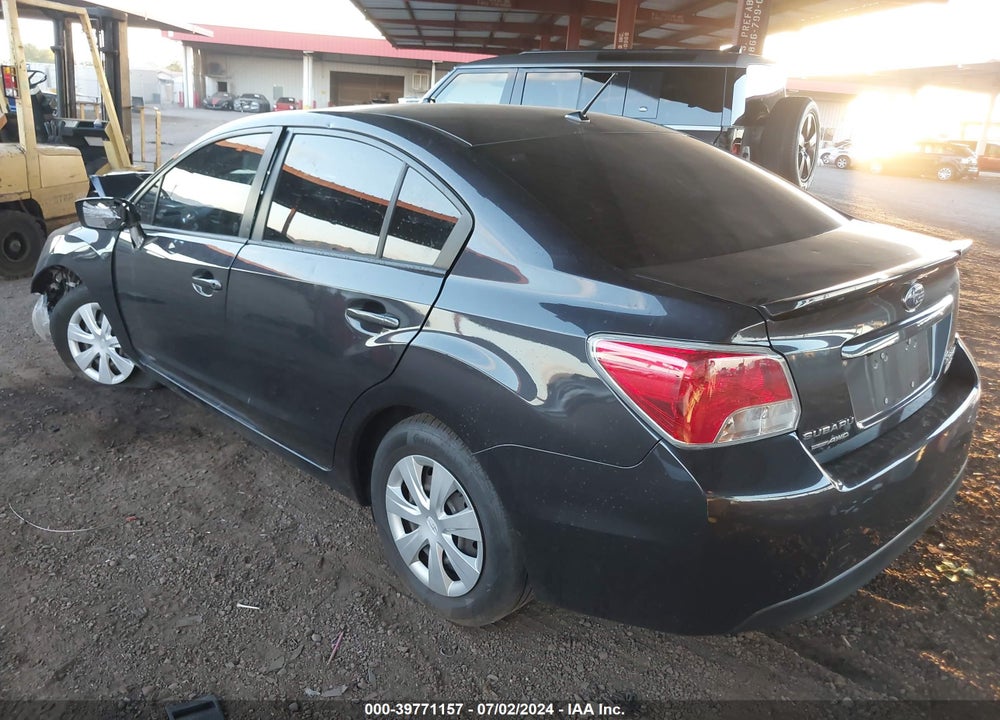 2016 SUBARU IMPREZA 2.0I VIN: JF1GJAA62GH016092