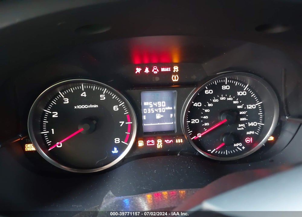 2016 SUBARU IMPREZA 2.0I VIN: JF1GJAA62GH016092