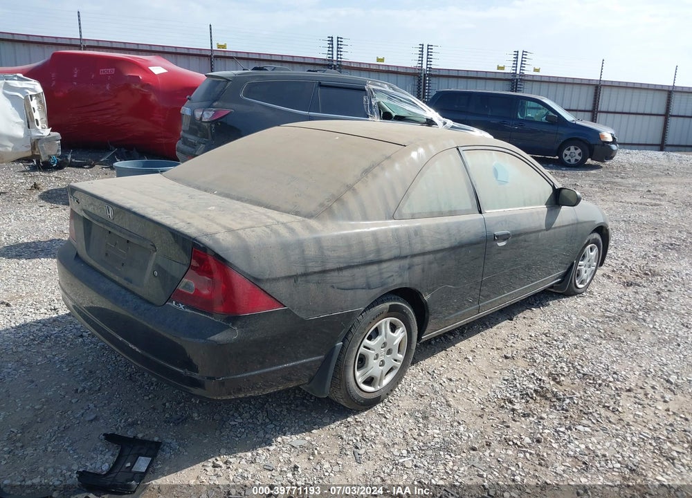 2002 HONDA CIVIC LX VIN: 1HGEM22592L041356