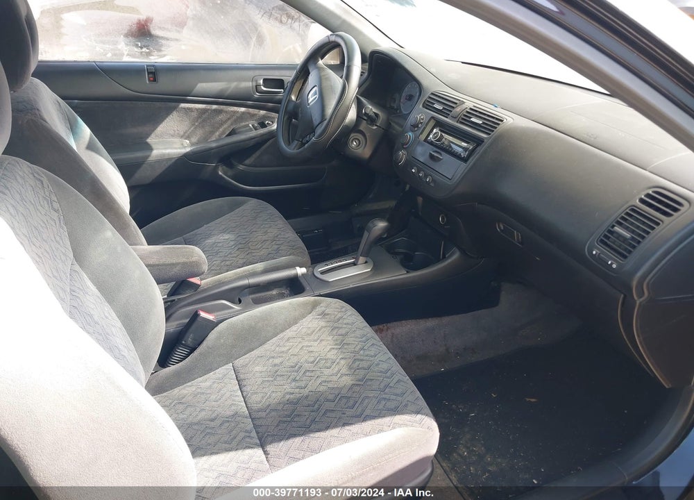 2002 HONDA CIVIC LX VIN: 1HGEM22592L041356
