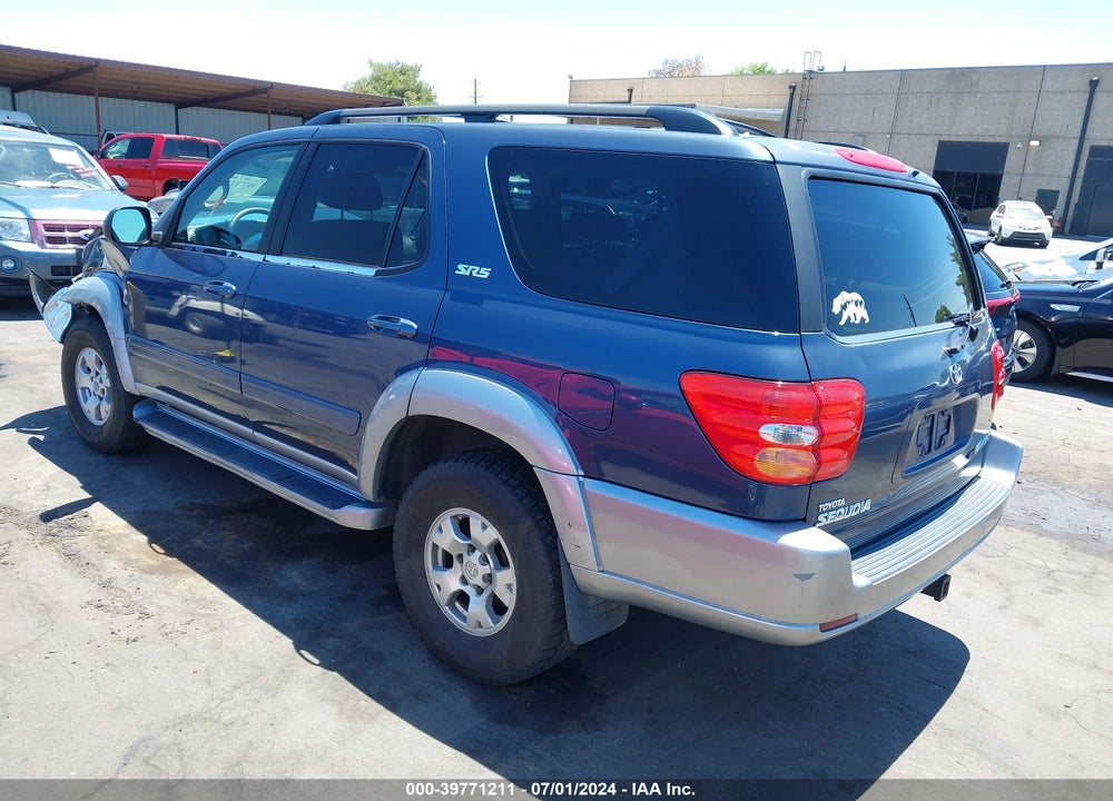 2002 TOYOTA SEQUOIA SR5 V8 VIN: 5TDBT44A82S099161