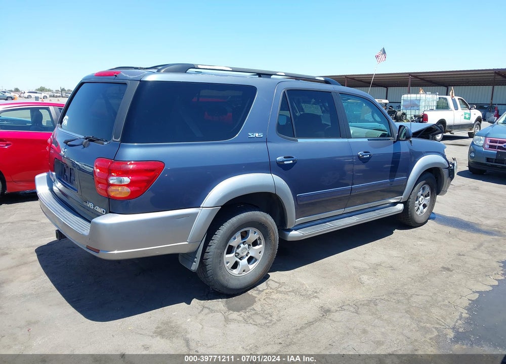 2002 TOYOTA SEQUOIA SR5 V8 VIN: 5TDBT44A82S099161