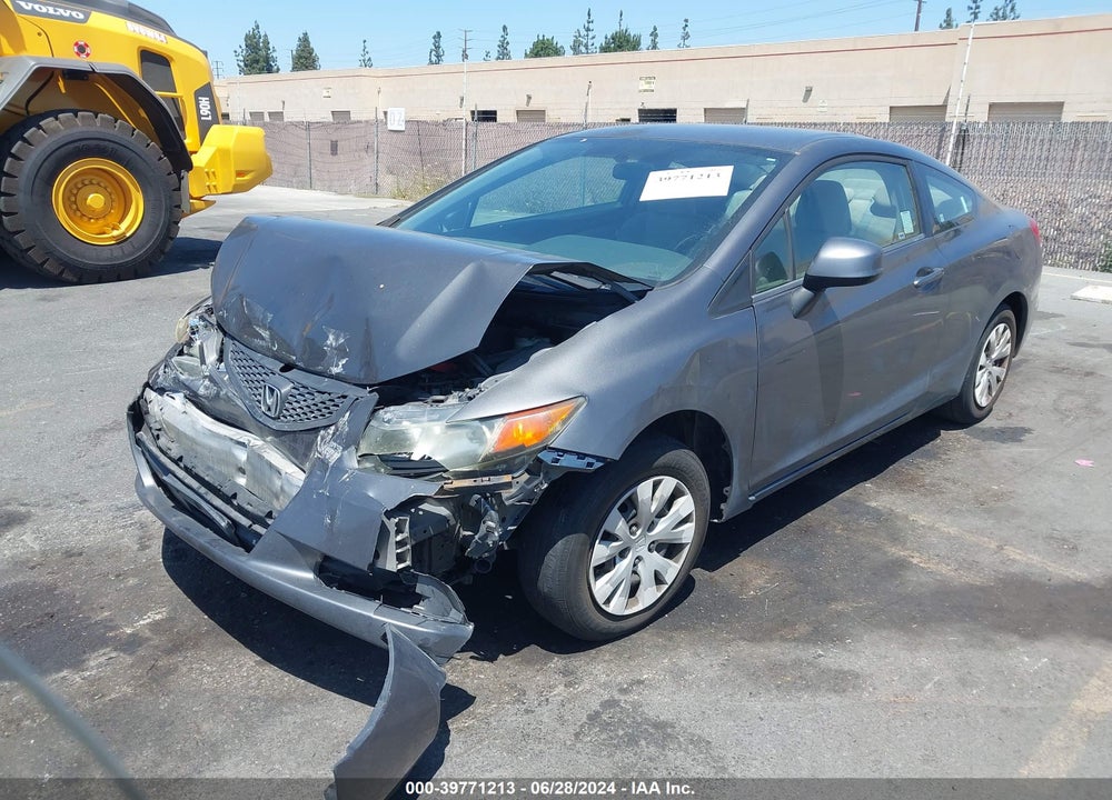 2012 HONDA CIVIC LX VIN: 2HGFG3B56CH566200
