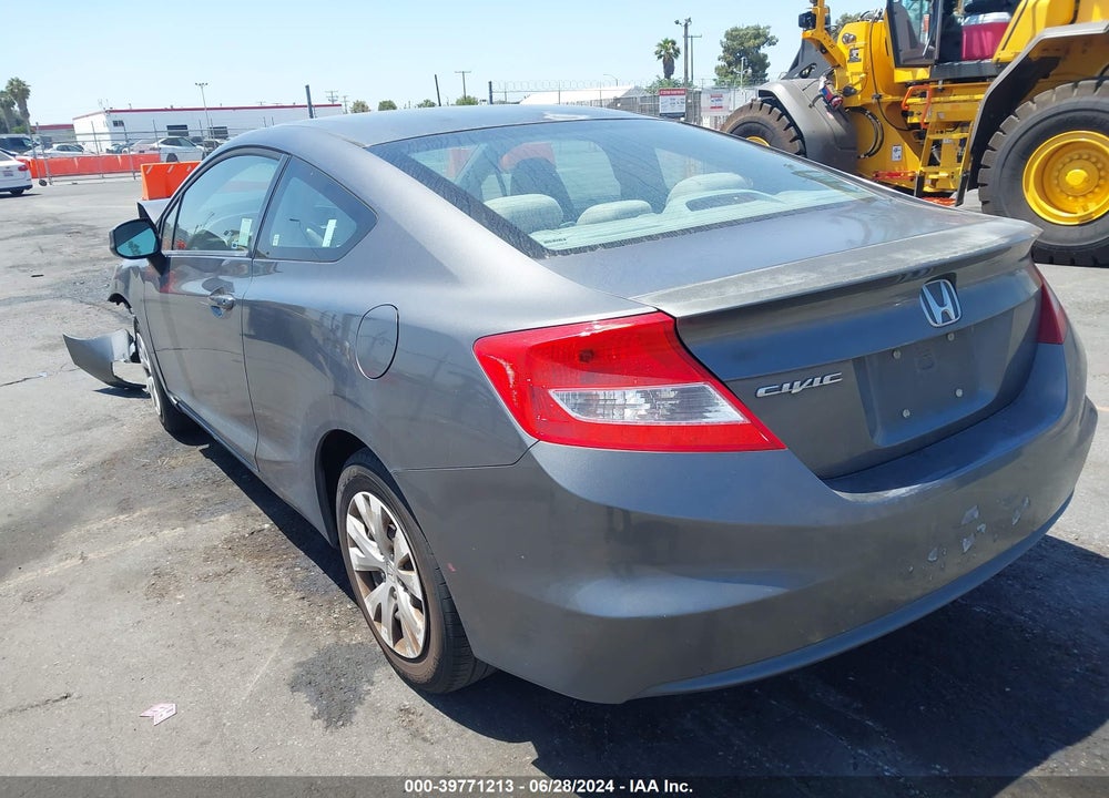 2012 HONDA CIVIC LX VIN: 2HGFG3B56CH566200