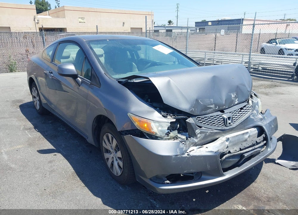 2012 HONDA CIVIC LX VIN: 2HGFG3B56CH566200