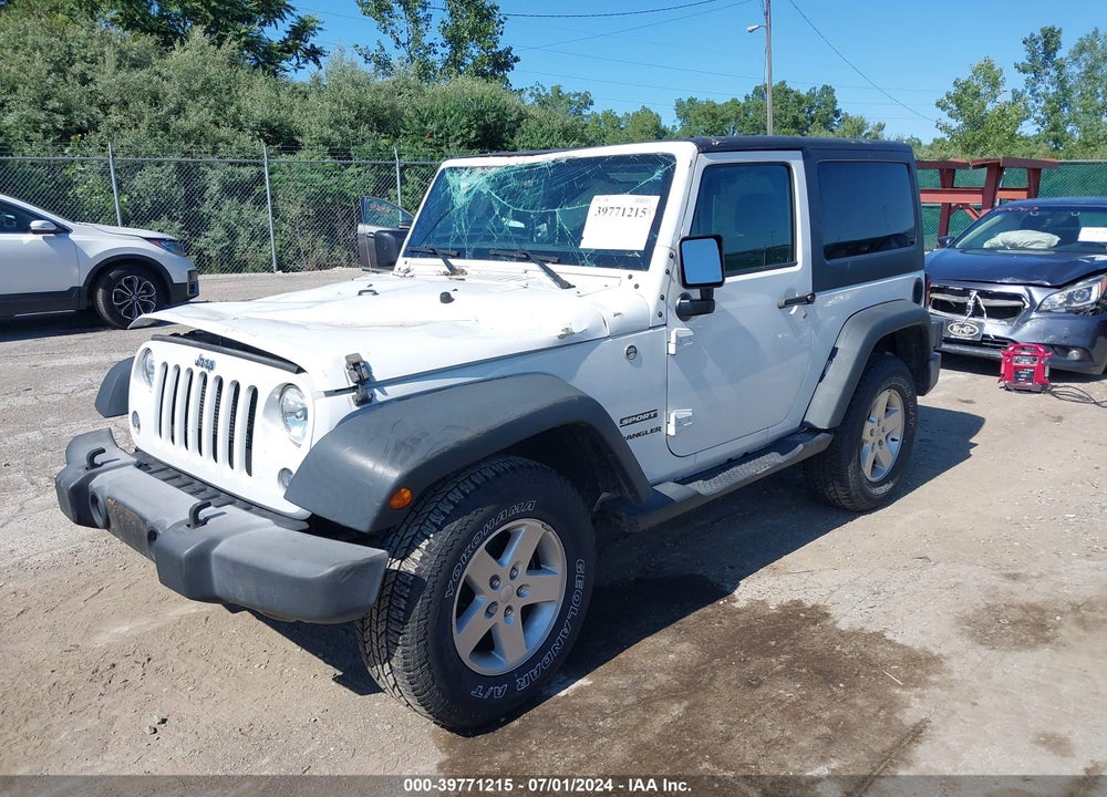 2016 JEEP WRANGLER SPORT VIN: 1C4AJWAG1GL241817