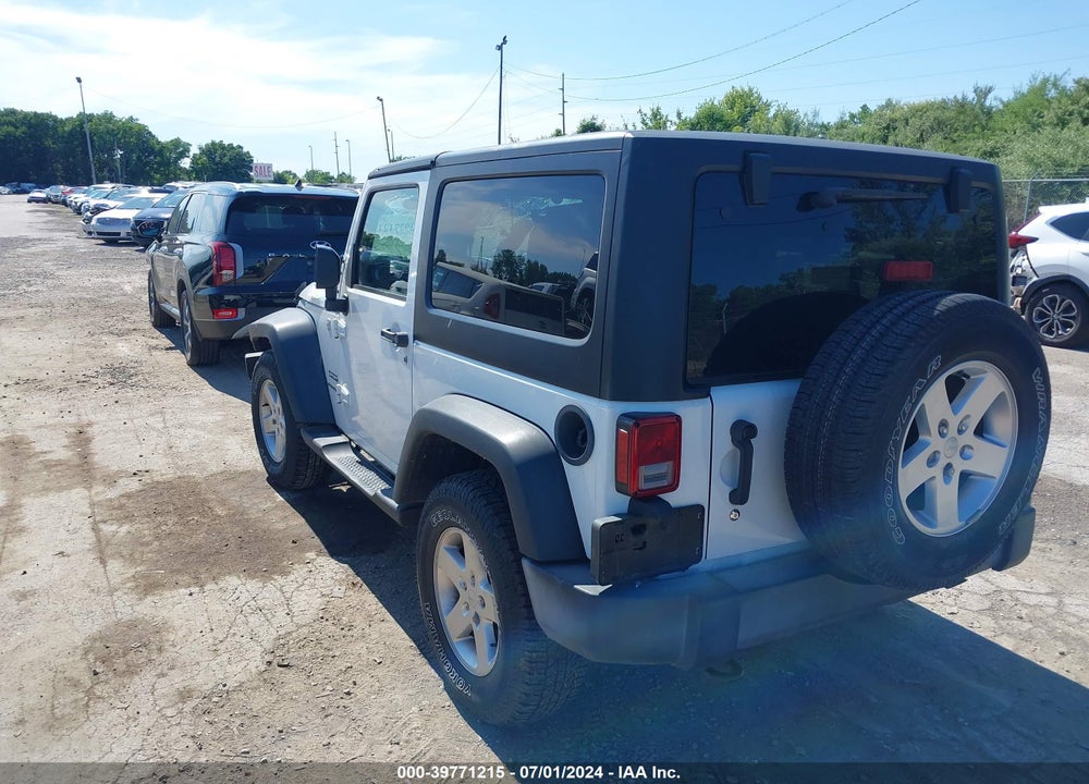 2016 JEEP WRANGLER SPORT VIN: 1C4AJWAG1GL241817