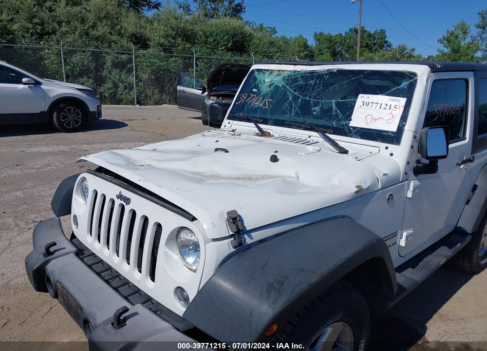 2016 JEEP WRANGLER SPORT VIN: 1C4AJWAG1GL241817