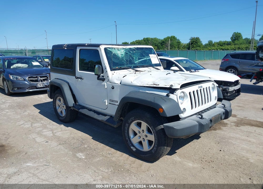 2016 JEEP WRANGLER SPORT VIN: 1C4AJWAG1GL241817
