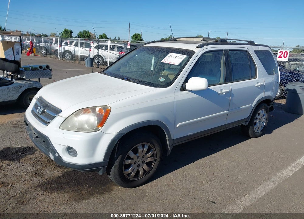 2006 HONDA CR-V SE VIN: JHLRD78996C053541