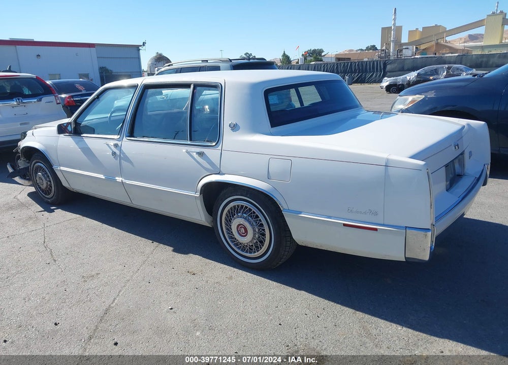 1990 CADILLAC DEVILLE VIN: 1G6CD5339L4326187