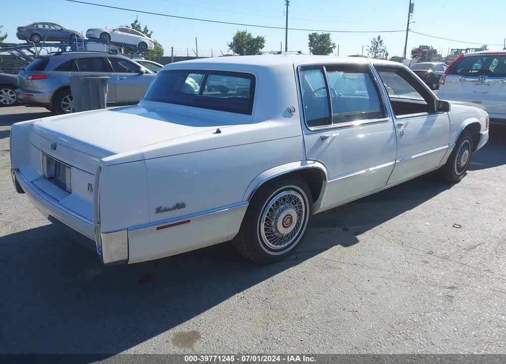 1990 CADILLAC DEVILLE VIN: 1G6CD5339L4326187