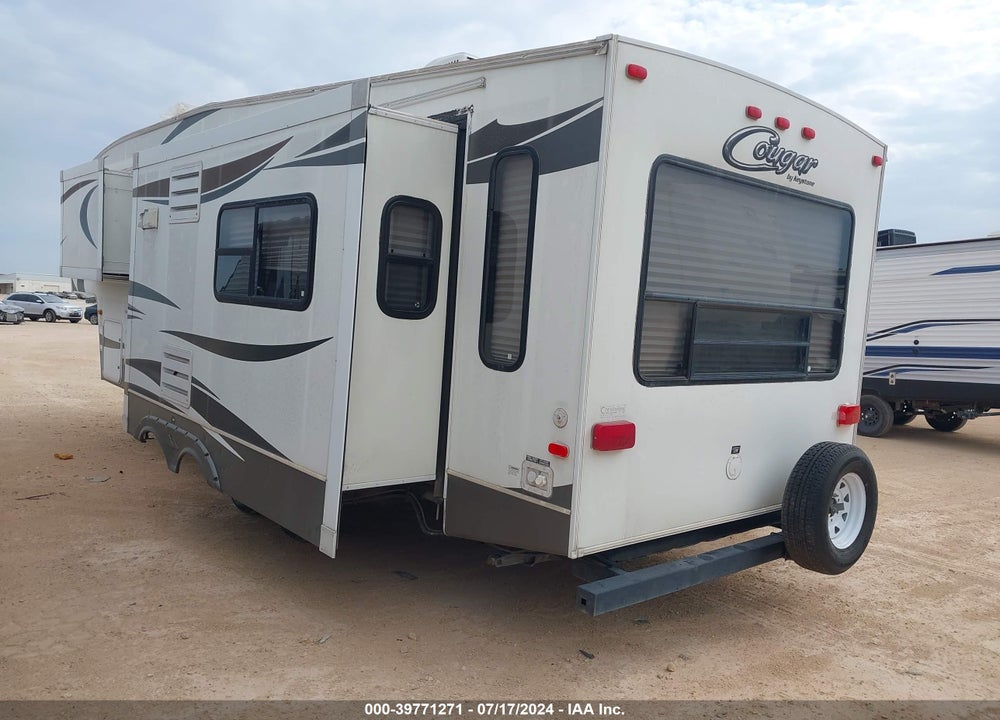 2012 KEYSTONE COUGAR5TH W 28SGS VIN: 4YDF28S26C2508643