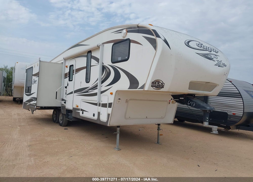 2012 KEYSTONE COUGAR5TH W 28SGS VIN: 4YDF28S26C2508643