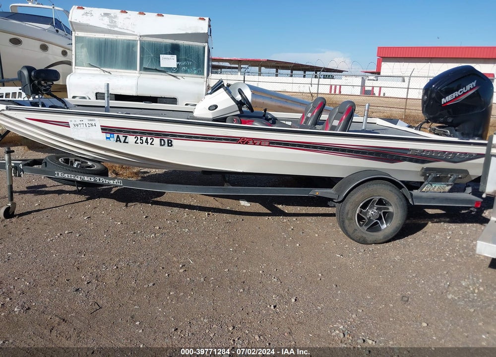 2021 RANGER BOAT VIN: RGR72181J021