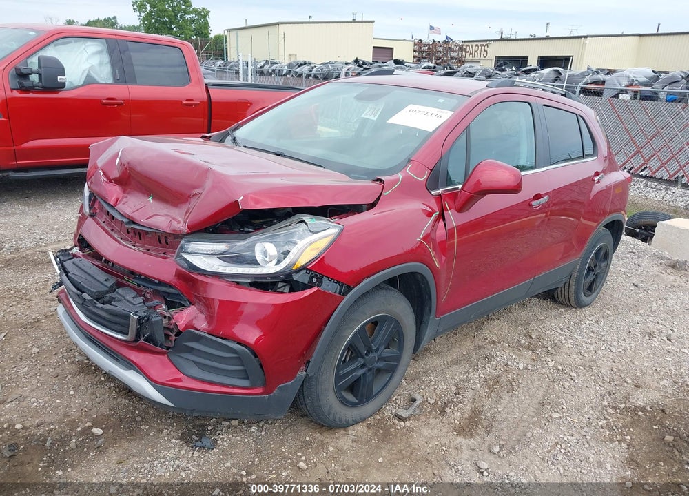 2019 CHEVROLET TRAX LT VIN: 3GNCJLSB0KL289422