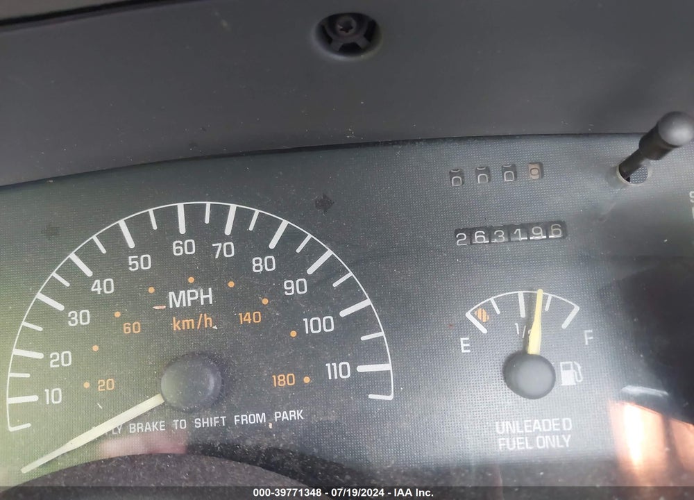 1997 PONTIAC BONNEVILLE SE VIN: 1G2HX52K1VH223980