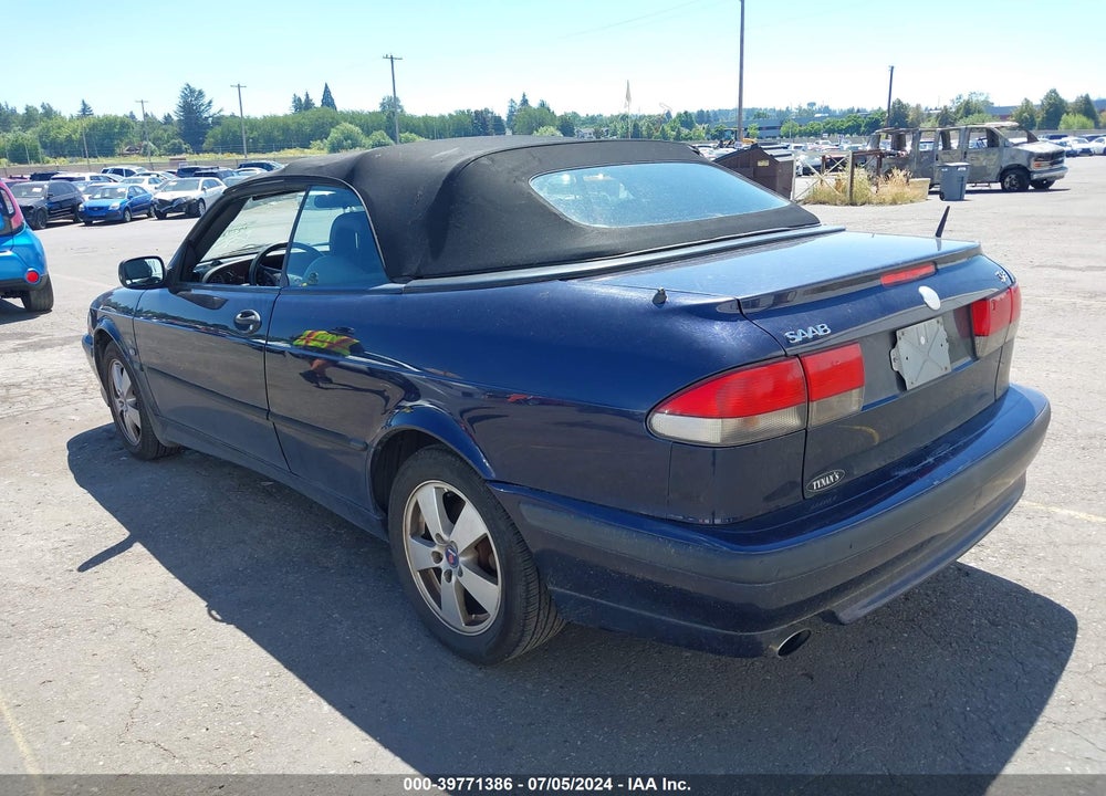 2003 SAAB 9-3 SE VIN: YS3DF78K837012688