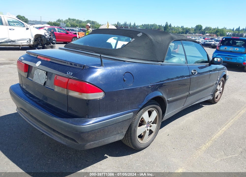 2003 SAAB 9-3 SE VIN: YS3DF78K837012688