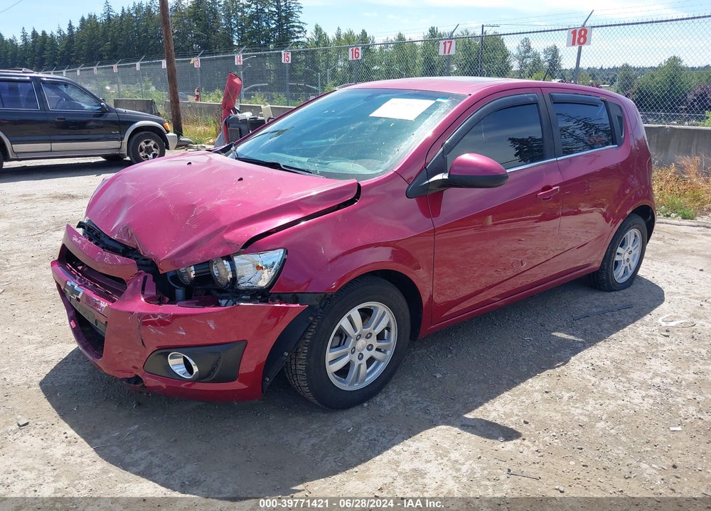2014 CHEVROLET SONIC LT AUTO VIN: 1G1JC6SH7E4127628