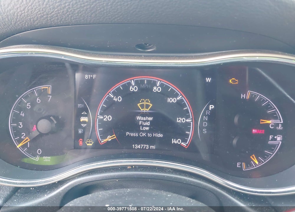 2015 JEEP GRAND CHEROKEE LAREDO VIN: 1C4RJFAG4FC852670