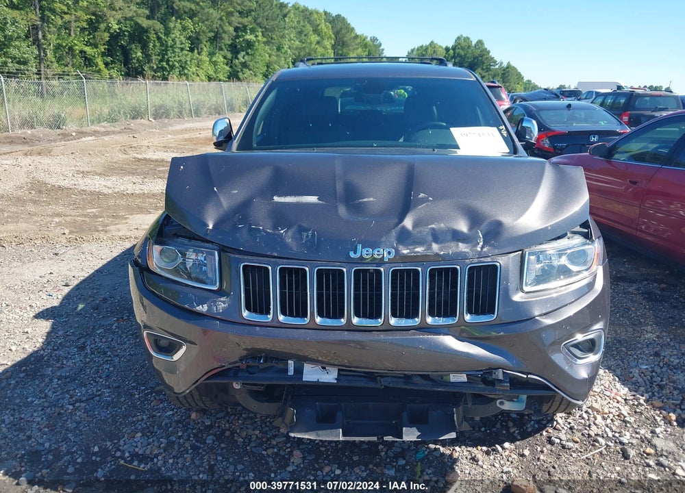 2016 JEEP GRAND CHEROKEE LIMITED VIN: 1C4RJFBM7GC319492