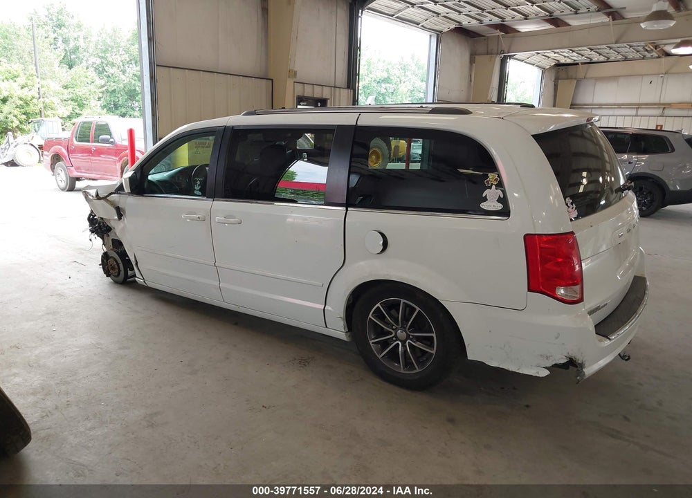 2017 DODGE GRAND CARAVAN SXT VIN: 2C4RDGCG5HR600351