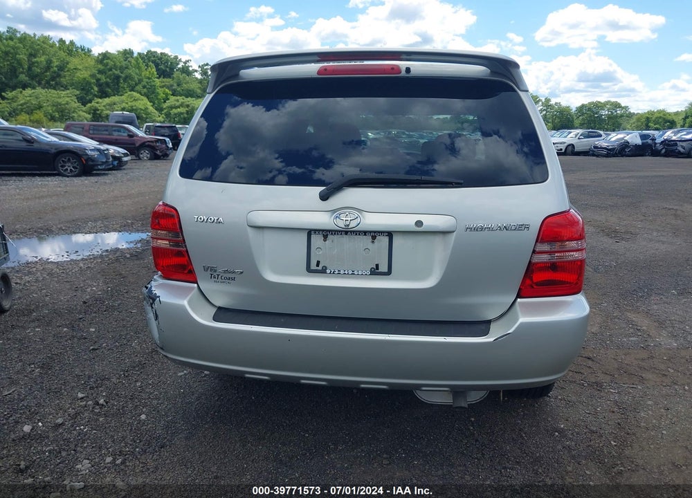 2003 TOYOTA HIGHLANDER V6 VIN: JTEHF21A330148051