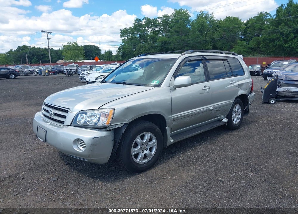 2003 TOYOTA HIGHLANDER V6 VIN: JTEHF21A330148051