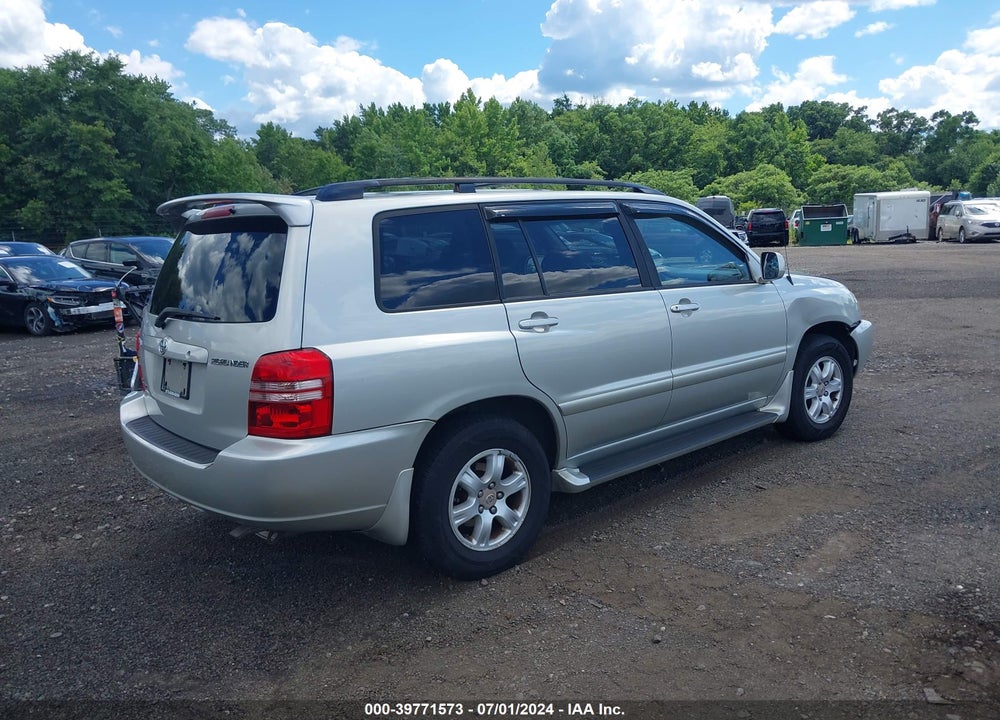 2003 TOYOTA HIGHLANDER V6 VIN: JTEHF21A330148051