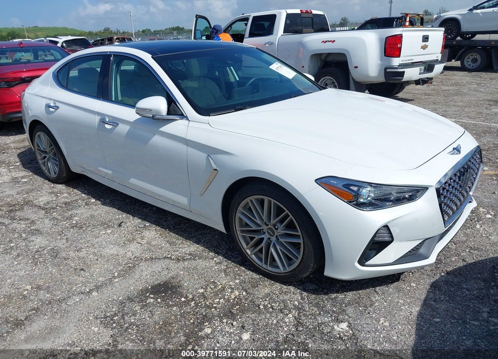 2021 GENESIS G70 2.0T RWD VIN: KMTG34LA8MU070766