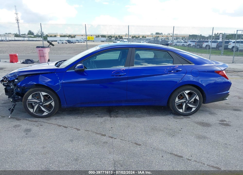 2023 HYUNDAI ELANTRA HYBRID LIMITED VIN: KMHLN4AJ6PU074227
