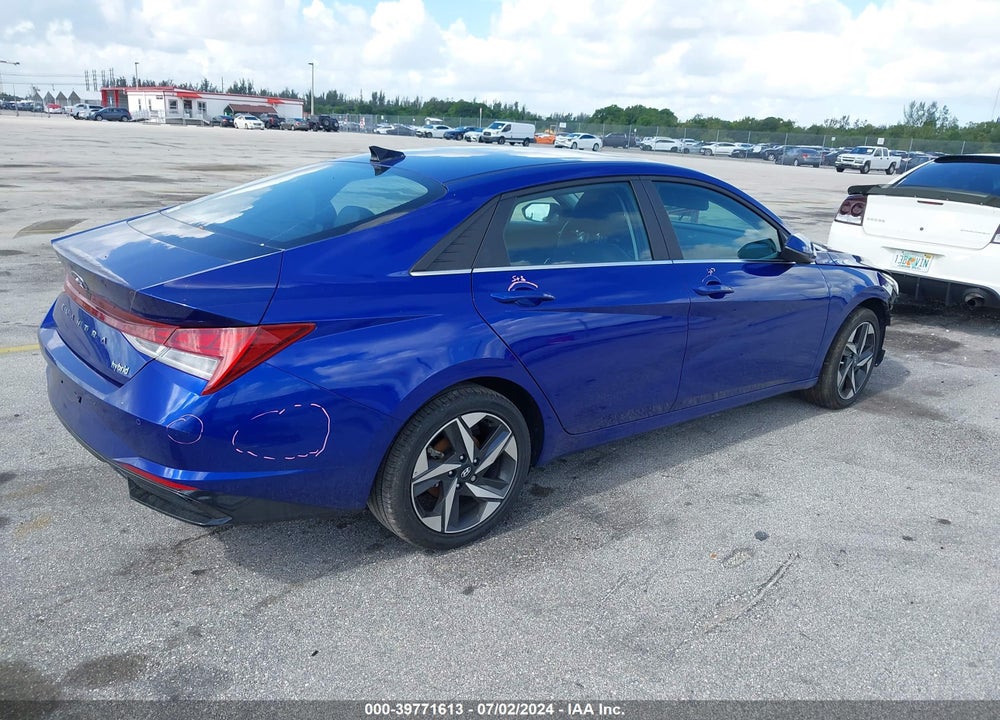 2023 HYUNDAI ELANTRA HYBRID LIMITED VIN: KMHLN4AJ6PU074227