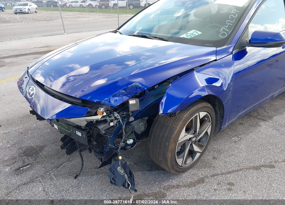 2023 HYUNDAI ELANTRA HYBRID LIMITED VIN: KMHLN4AJ6PU074227