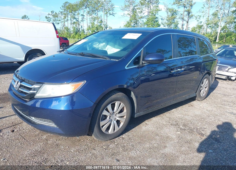 2016 HONDA ODYSSEY SE VIN: 5FNRL5H38GB080380