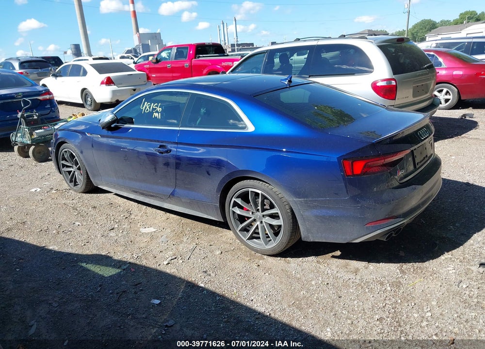 2018 AUDI S5 3.0T PREMIUM PLUS VIN: WAUR4AF54JA058304