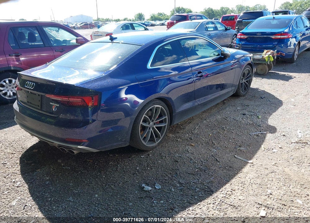 2018 AUDI S5 3.0T PREMIUM PLUS VIN: WAUR4AF54JA058304