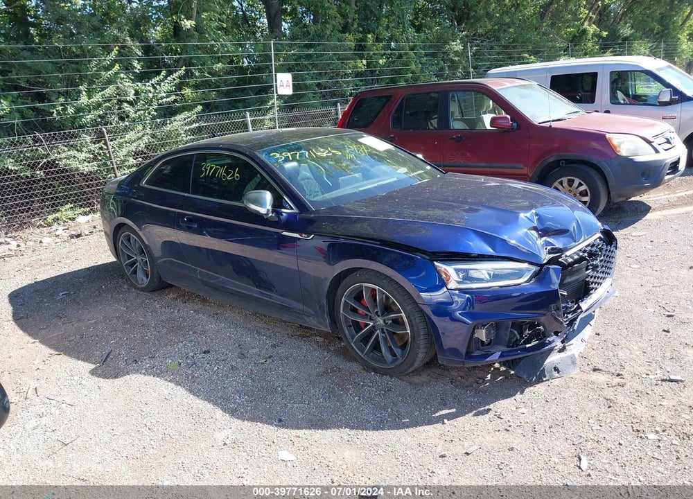 2018 AUDI S5 3.0T PREMIUM PLUS VIN: WAUR4AF54JA058304
