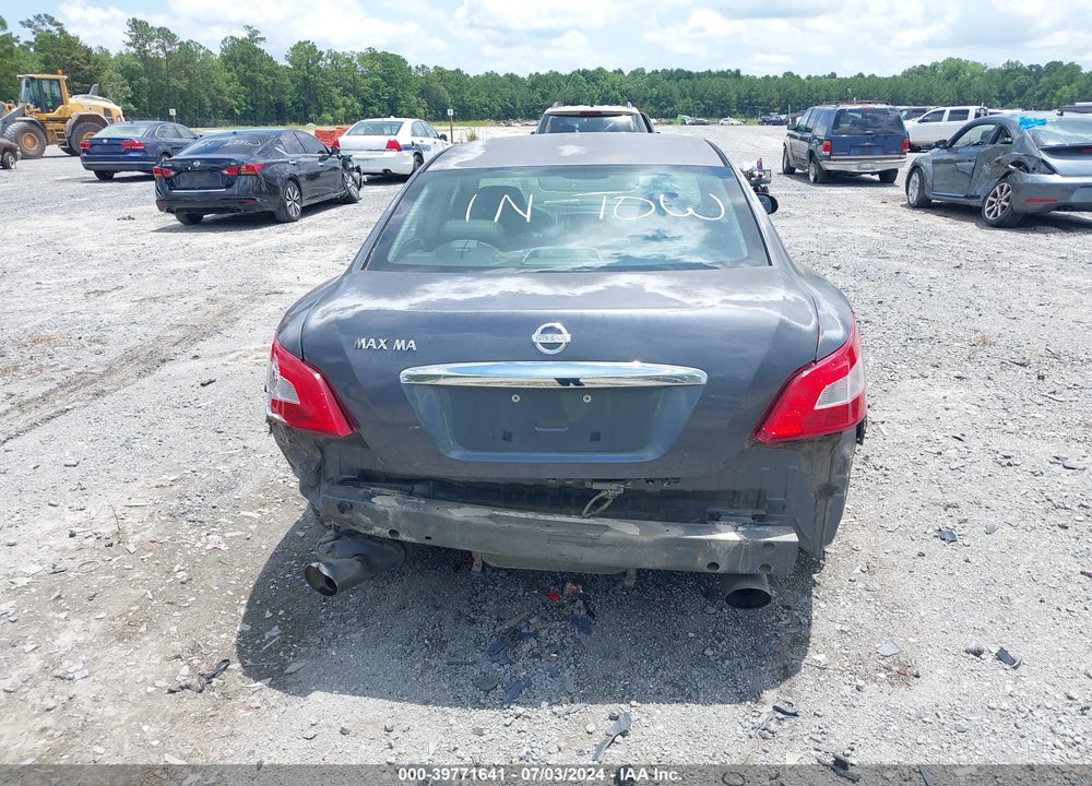2009 NISSAN MAXIMA 3.5 SV VIN: 1N4AA51E29C805606