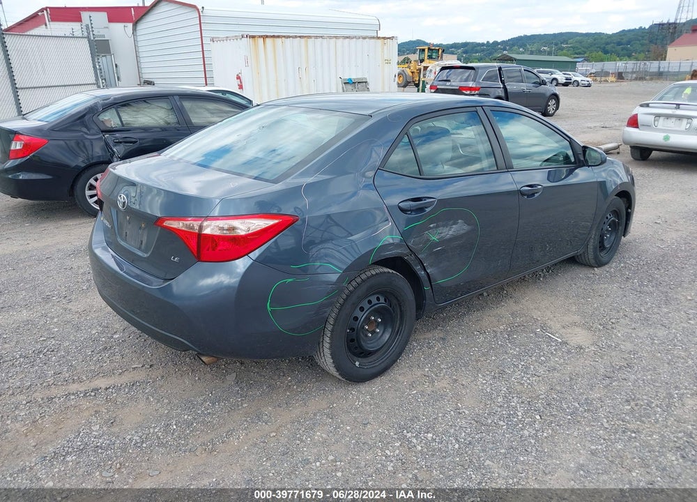 2017 TOYOTA COROLLA LE VIN: 2T1BURHE6HC866871