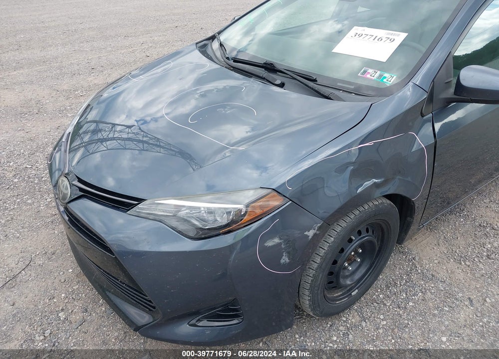 2017 TOYOTA COROLLA LE VIN: 2T1BURHE6HC866871