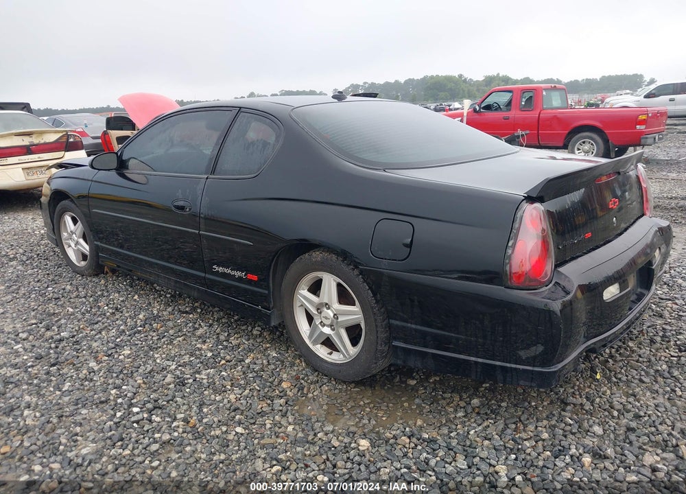 2004 CHEVROLET MONTE CARLO SUPERCHARGED SS VIN: 2G1WZ151949211936