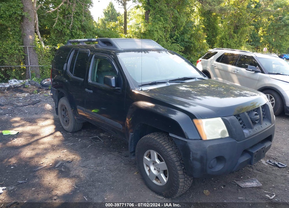 2006 NISSAN XTERRA S VIN: 5N1AN08W36C533333