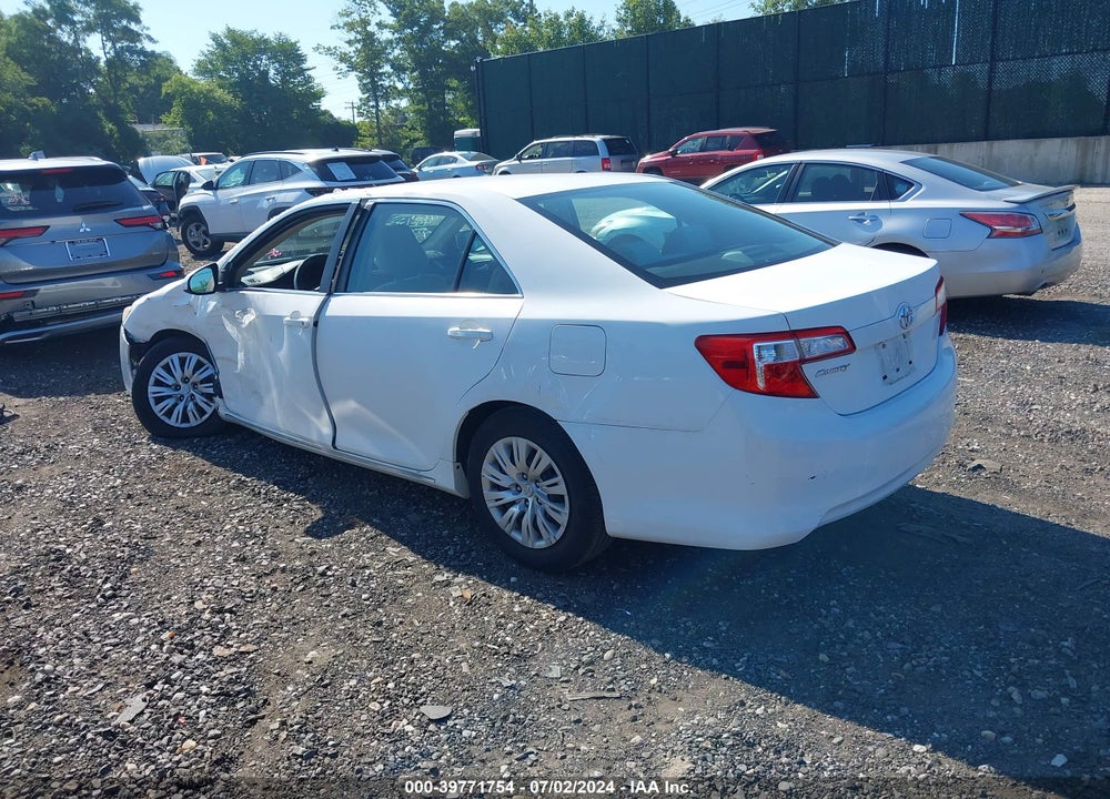 2013 TOYOTA CAMRY LE VIN: 4T4BF1FK8DR294690
