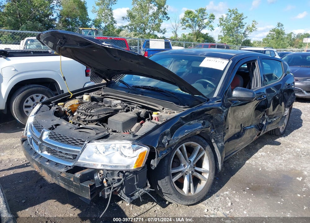2011 DODGE AVENGER MAINSTREET VIN: 1B3BD1FG8BN513415